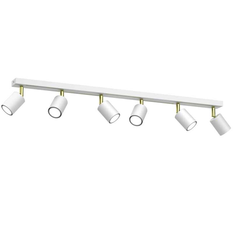 Spot Luminex Striper White/gold x6