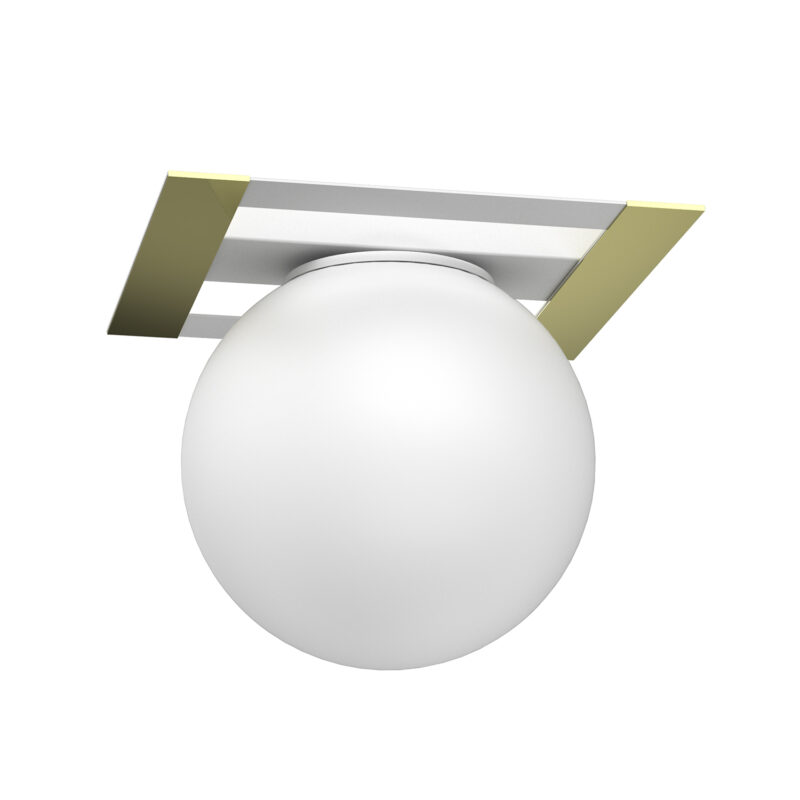 Plafon Luminex Satelit White/gold x1