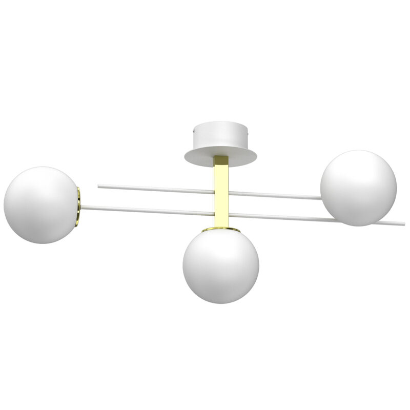 Plafon Luminex Satelit White/gold x3