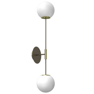 Kinkiet Luminex Satelit Titanium Gold/gold x2