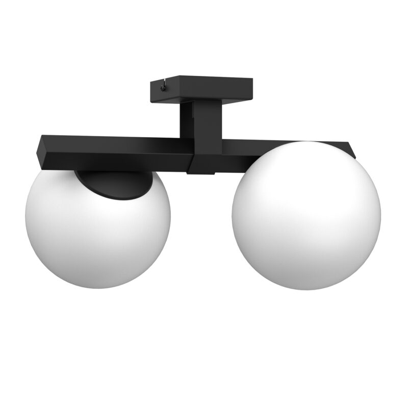 Plafon Luminex Idris Black x2