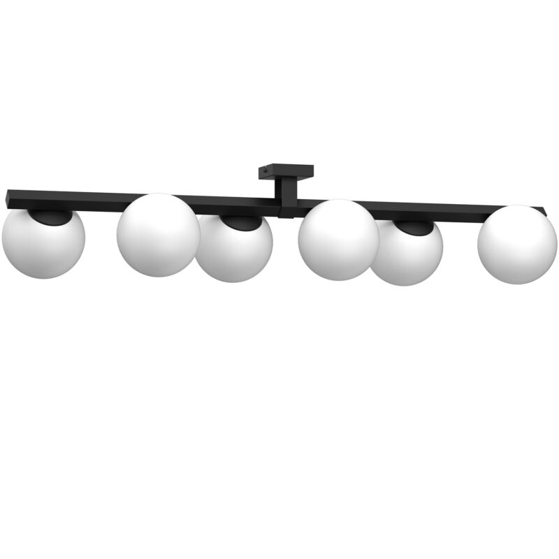 Plafon Luminex Idris Black x6