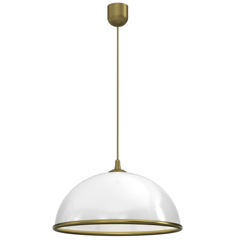 Żyrandol Luminex Kuchnia White/gold x1