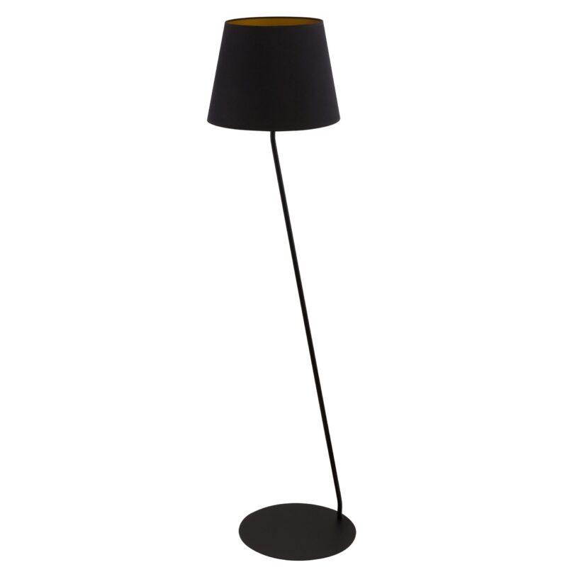 Lampa Podłogowa Sigma Lizbona Czarno/Miedziana x1