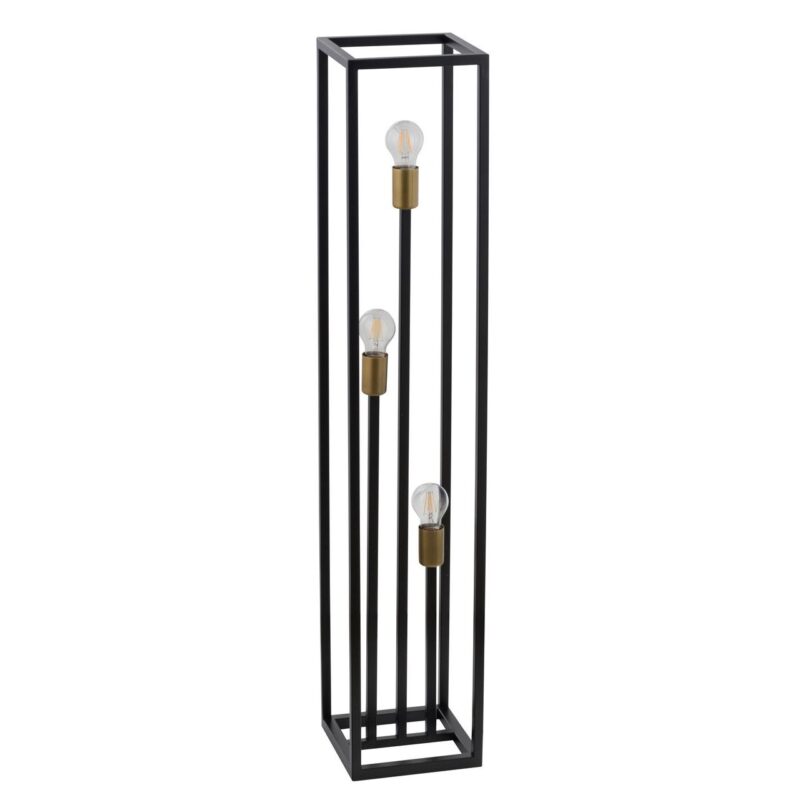 Lampa Podłogowa Sigma Vigo Czarno/Złota x3