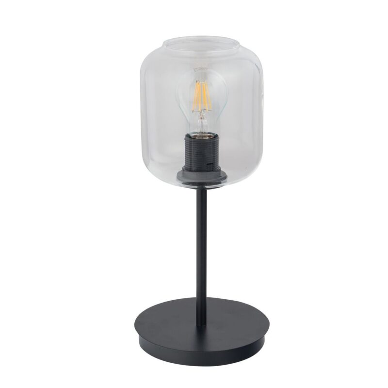 Lampka Biurkowa Sigma Shine Czarno/Transparentna x1