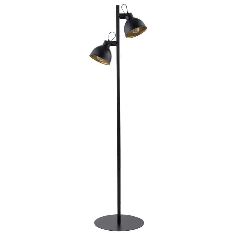 Lampa Podłogowa Sigma Mars Czarny/Złoty