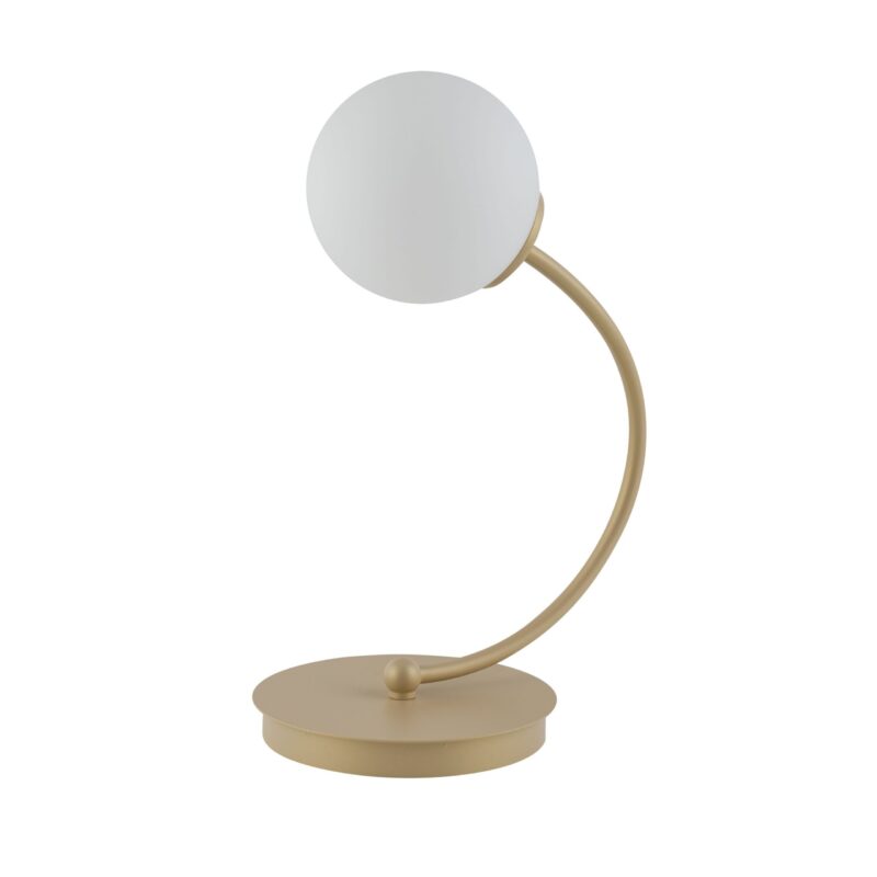 Lampka Biurkowa Sigma Velvet Złoty Beż x1