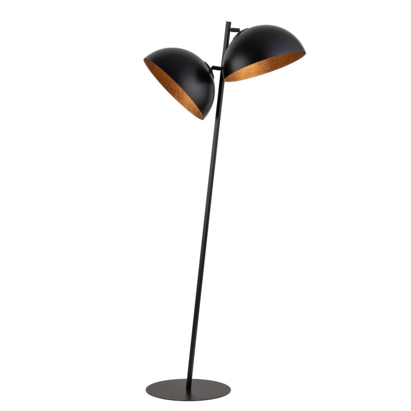 Lampa Podłogowa Sigma Sfera Czarny/Miedziany x2