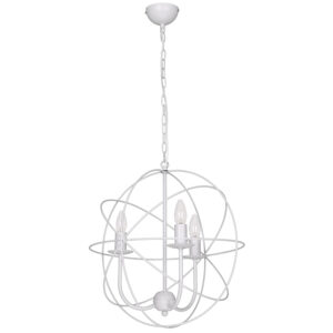 Żyrandol Luminex Globe white x3