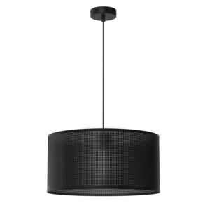 Żyrandol Luminex Loft Shade Black, Cylinder Shade Dia 400, H 200 Black x1