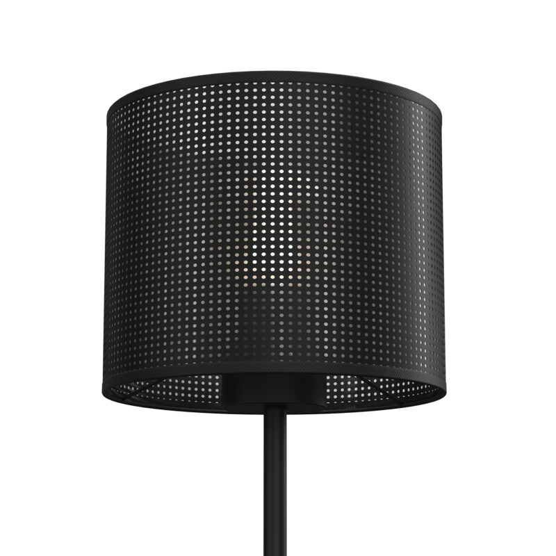 Lampka Gabinetowa Luminex Loft Shade H 34 Black, Cylinder Shade Dia 180, H 150 Black x1 - obrazek 3