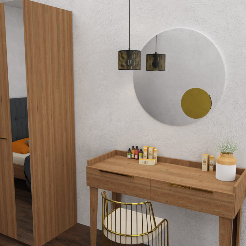 Żyrandol Luminex Loft Shade Black, Cylinder Shade Dia 180, H 150 Black/gold x1 - obrazek 4