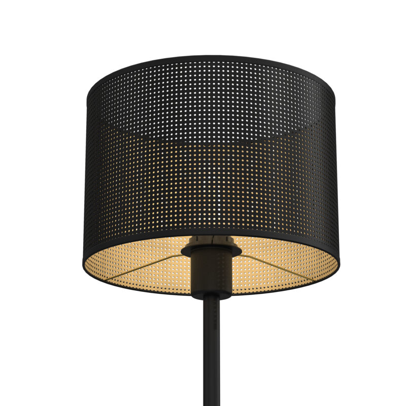 Lampka Gabinetowa Luminex Loft Shade H 58 Black, Cylinder Shade Dia 250, H 170 Black/gold x1 - obrazek 3
