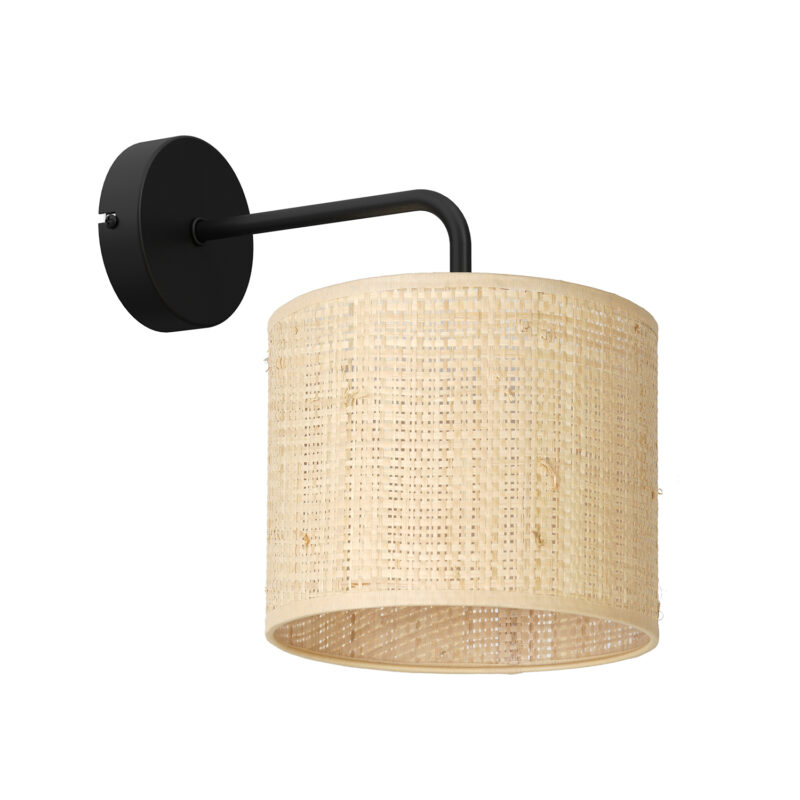 Kinkiet Luminex Rattan Cylinder Shade Dia 180, H 150 x1