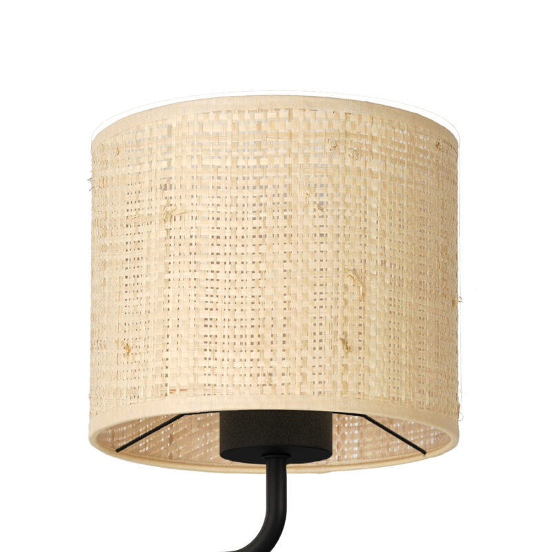 Kinkiet Luminex G9+e27 Rattan Cylinder Shade Dia 180, H 150 x2 - obrazek 3