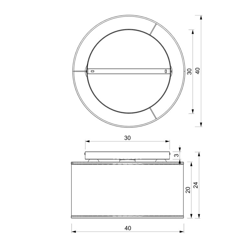 Plafon Luminex Rattan Cylinder Shade Dia 400 H 200 x3 - obrazek 5