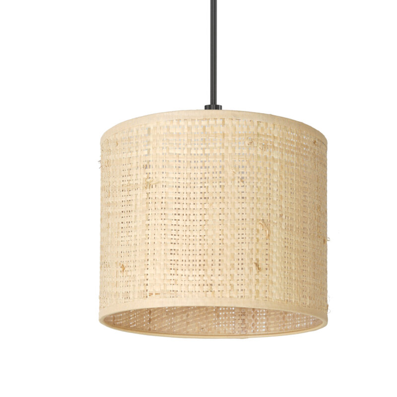 Żyrandol Luminex Rattan Cylinder Shade Dia 180, H 150 x1 - obrazek 3