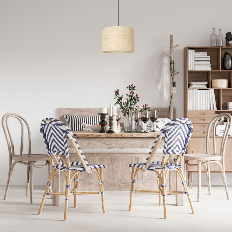 Żyrandol Luminex Rattan Cylinder Shade Dia 250, H 170 x1 - obrazek 4