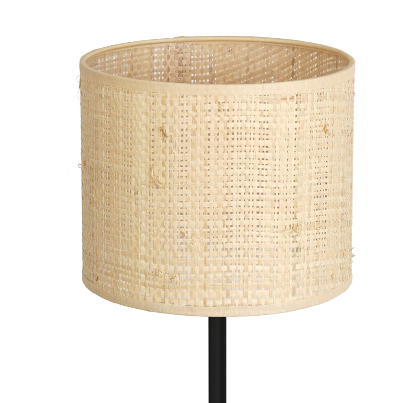 Lampka Gabinetowa Luminex H 34 Rattan Cylinder Shade Dia 180, H 150 x1 - obrazek 3