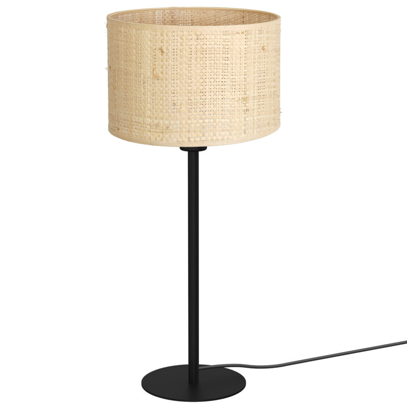Lampka Gabinetowa Luminex H 58 Rattan Cylinder Shade Dia 250, H 170 x1