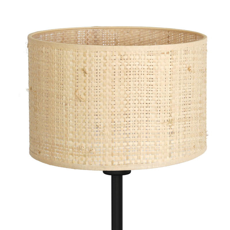 Lampka Gabinetowa Luminex H 58 Rattan Cylinder Shade Dia 250, H 170 x1 - obrazek 3