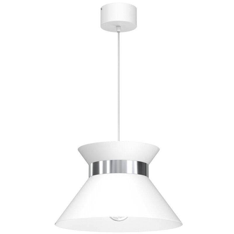 Żyrandol Luminex Norge White/nickel x1