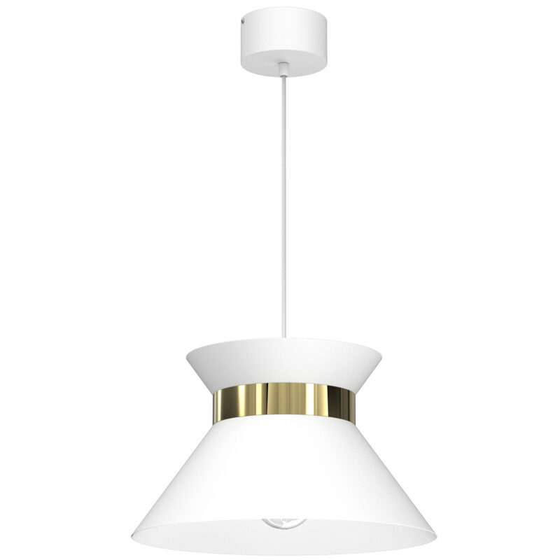 Żyrandol Luminex Norge White/gold x1