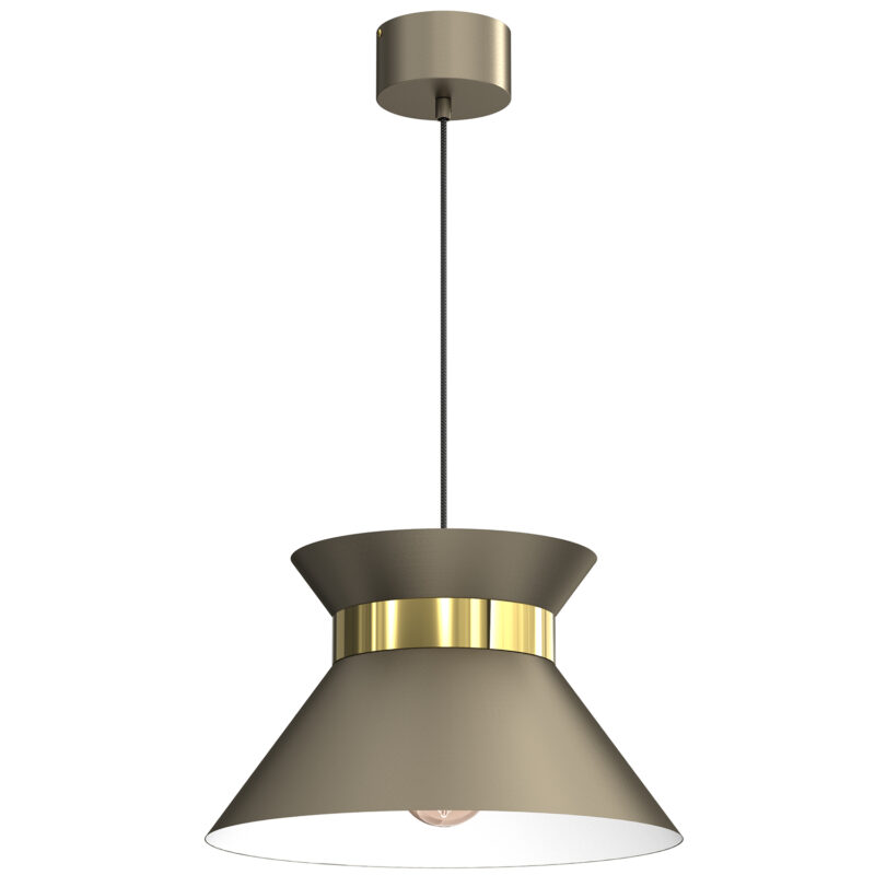 Żyrandol Luminex Norge Titanium Gold/gold x1