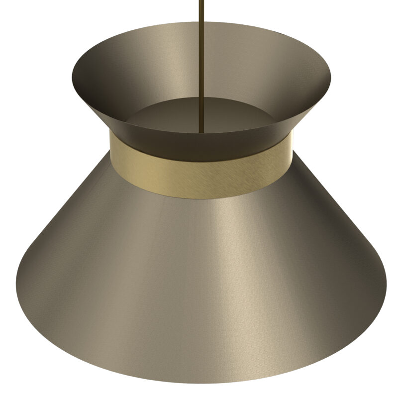 Żyrandol Luminex Norge Titanium Gold/gold x1 - obrazek 3
