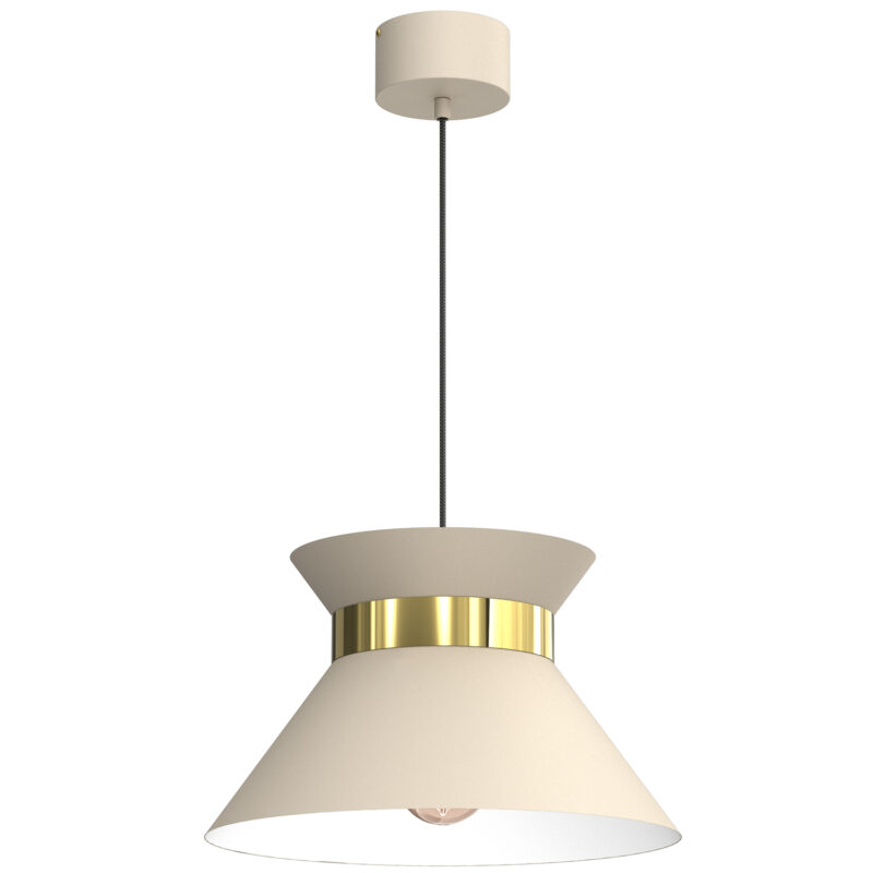 Żyrandol Luminex Norge Beige/gold x1