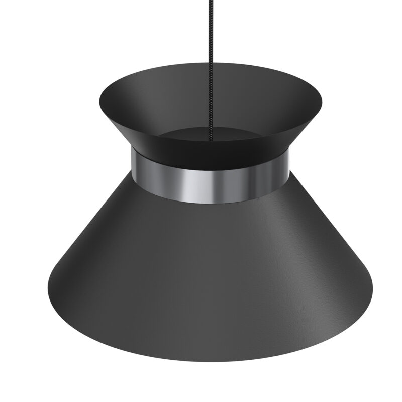 Żyrandol Luminex Norge Gray/nickel x1 - obrazek 3