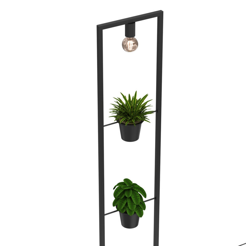 Lampa Podłogowa Luminex Flores (2 miejsca na kwiaty) Black x1 - obrazek 3