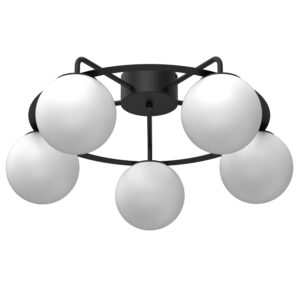 Plafon Luminex Ballo Black x5