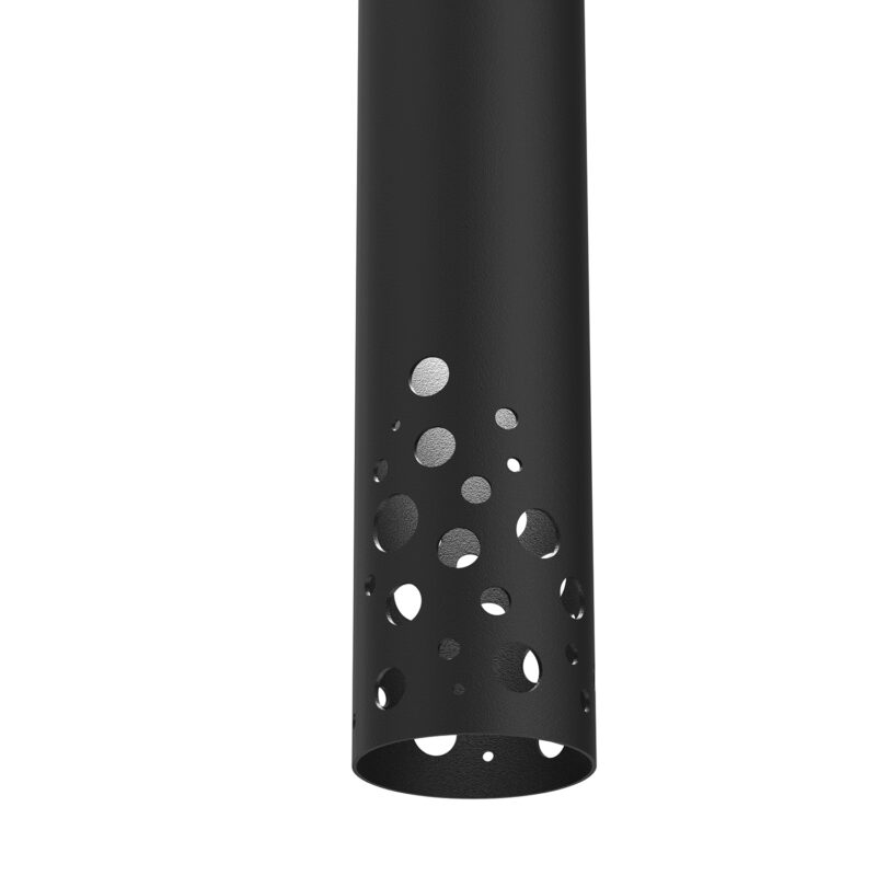Żyrandol Luminex Tibia Buble Line Bar 600 Mm Black x3 - obrazek 3