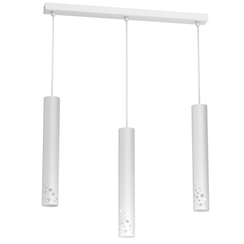 Żyrandol Luminex Tibia Buble Line Bar 600 Mm White x3