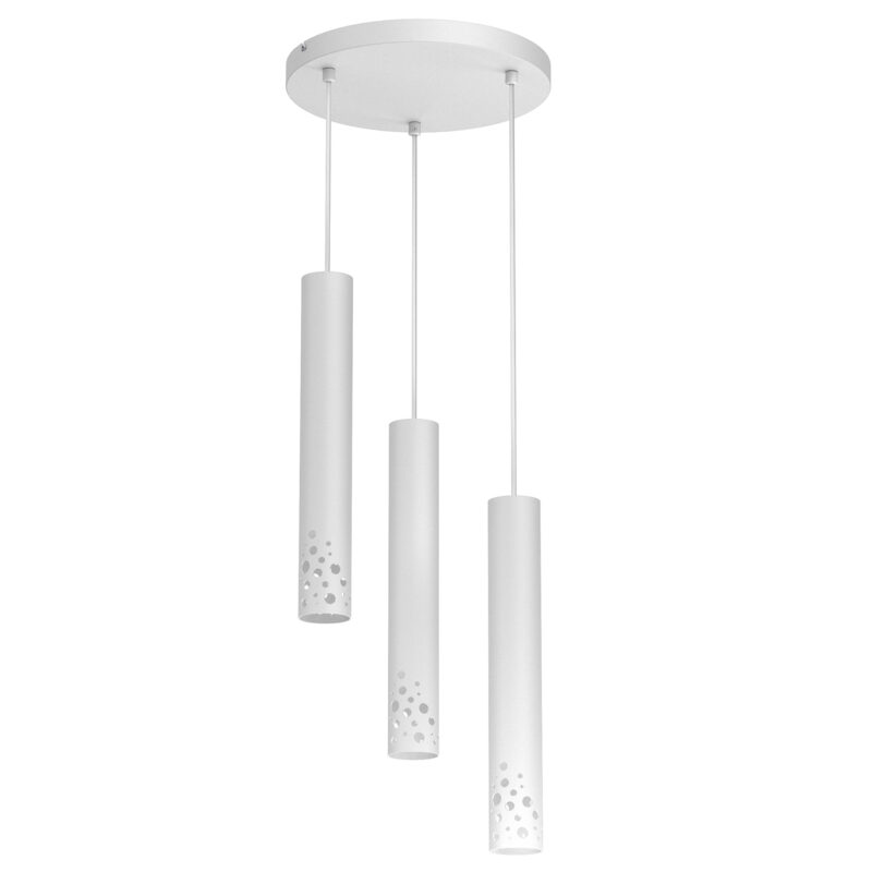 Żyrandol Luminex Tibia Buble Plate Dia 300 Mm White x3