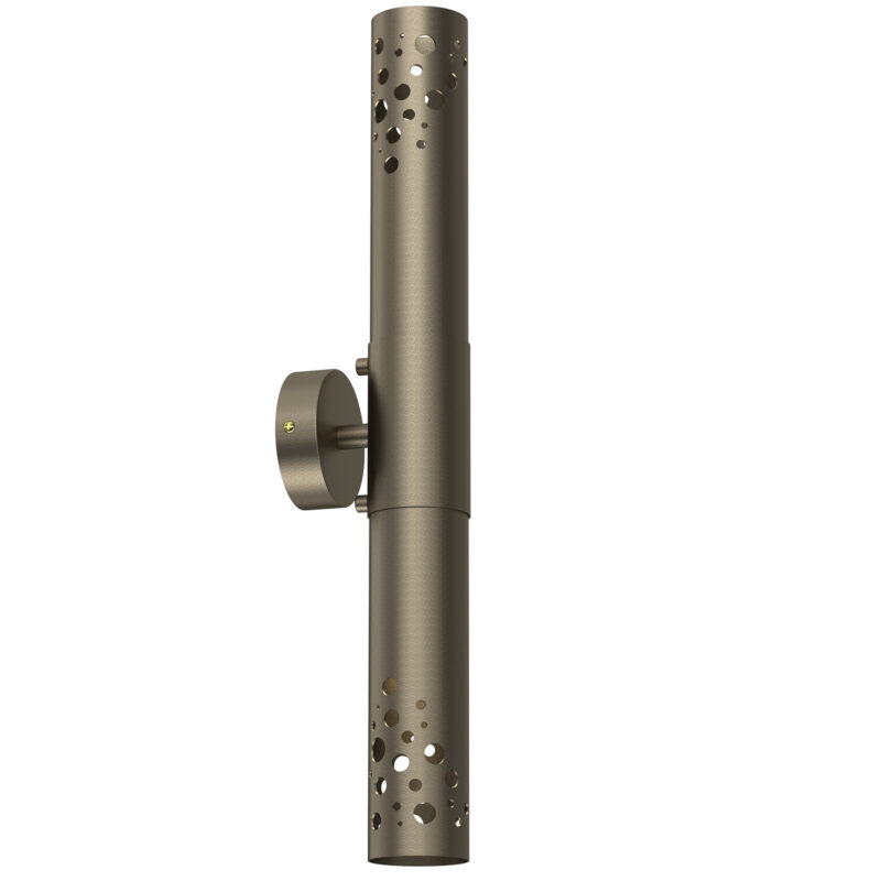 Kinkiet Luminex Tibia Buble Titanium Black x2