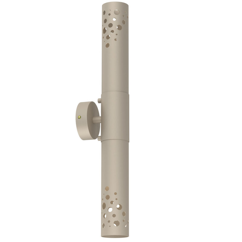 Kinkiet Luminex Tibia Buble Beige x2