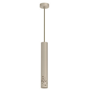 Żyrandol Luminex Tibia Buble Beige x1