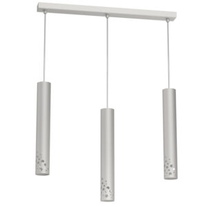 Żyrandol Luminex Tibia Buble Line Bar 600 Mm Gray x3