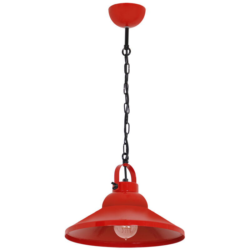 Żyrandol Luminex Iron red
