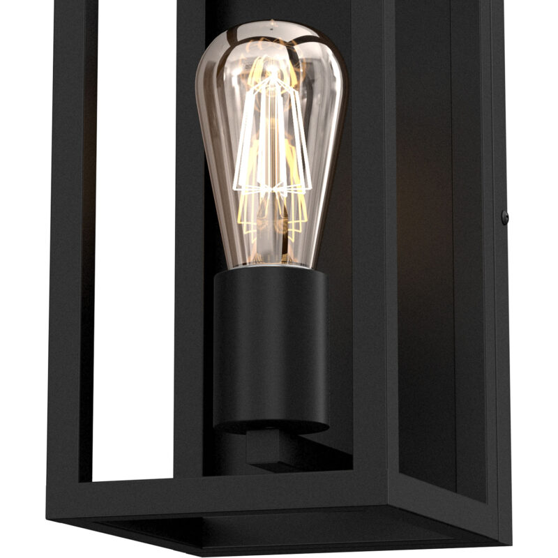 Kinkiet Luminex Frame czarny x1 - obrazek 3