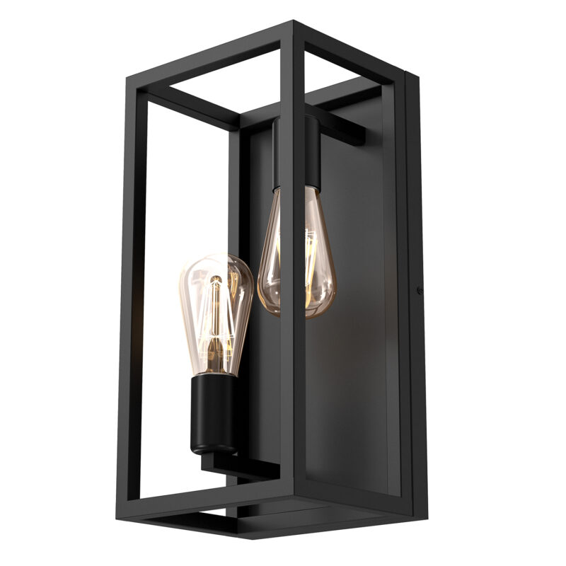 Kinkiet Luminex Frame czarny x2