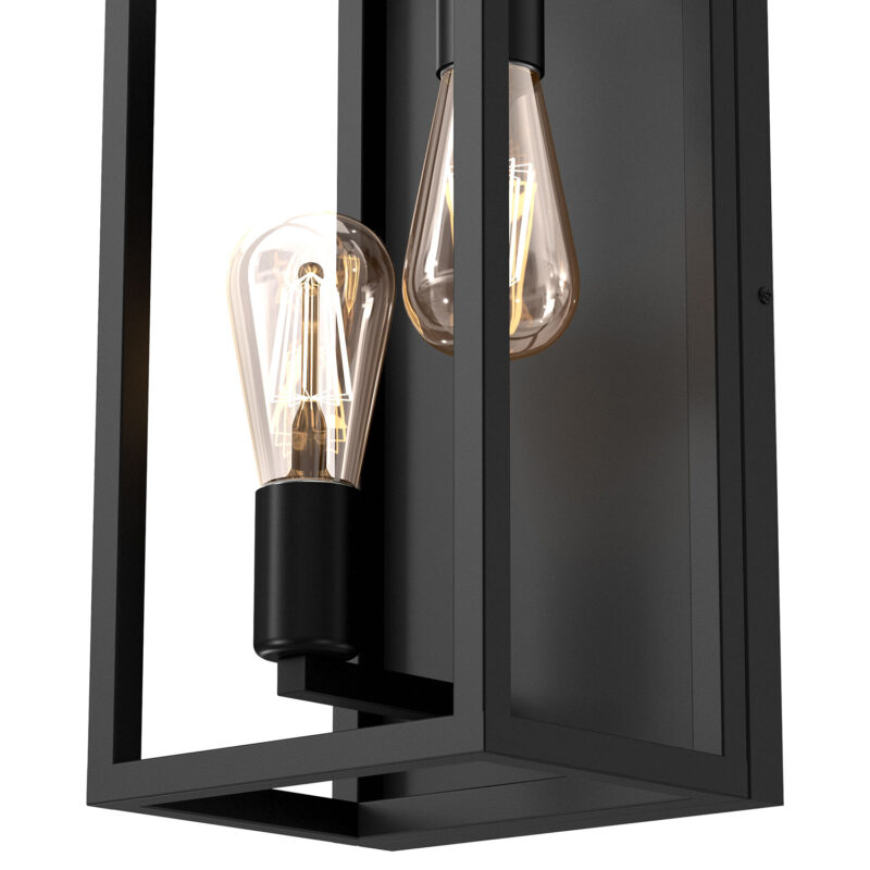 Kinkiet Luminex Frame czarny x2 - obrazek 3