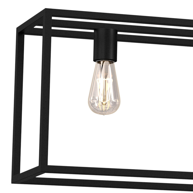 Żyrandol Luminex rectangular Frame czarny x4 - obrazek 3