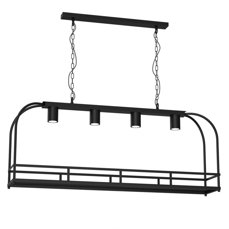 Żyrandol Luminex Zona Black x1
