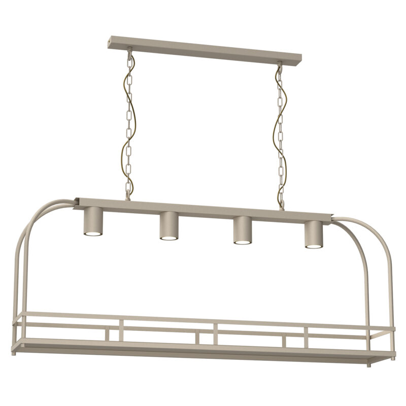Żyrandol Luminex Zona Beige x1