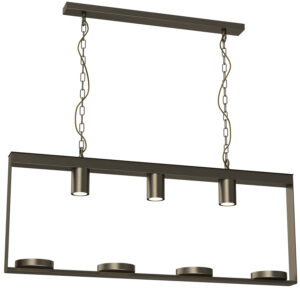 Żyrandol Luminex Zona Titanium x1