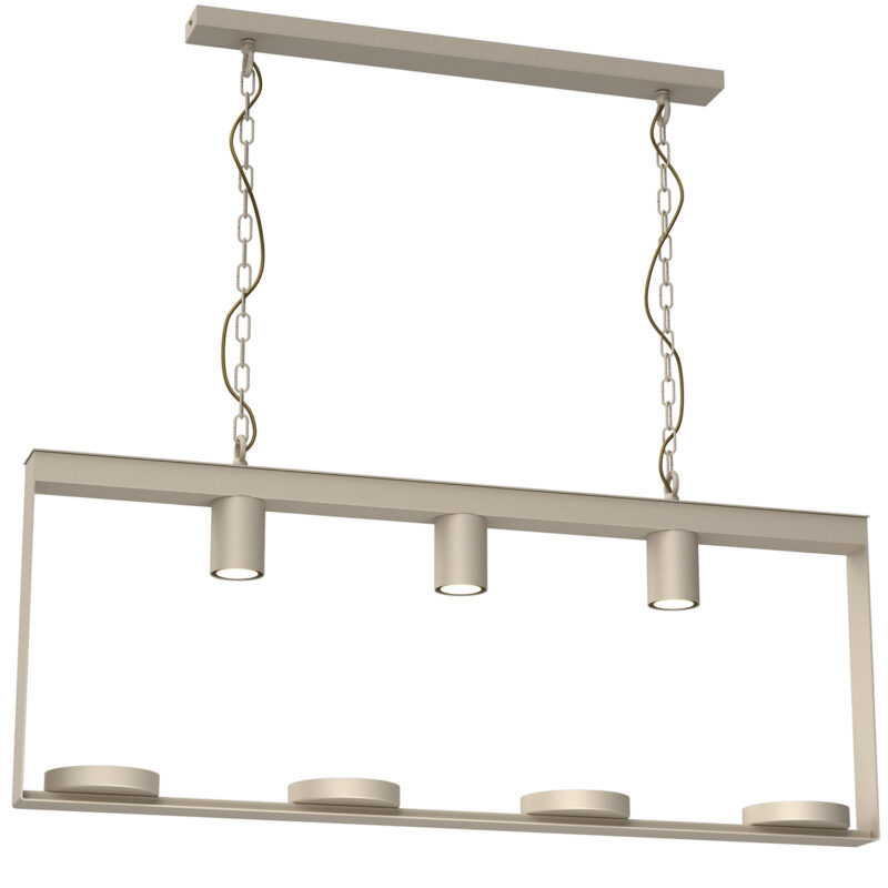 Żyrandol Luminex Zona Beige x1